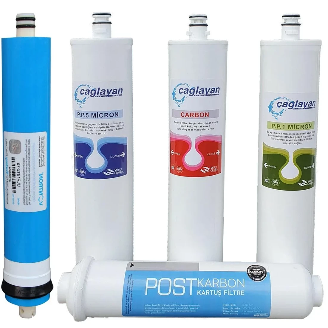 Comtech Su Arıtma Cihazı Tak Çevir Filtre Seti