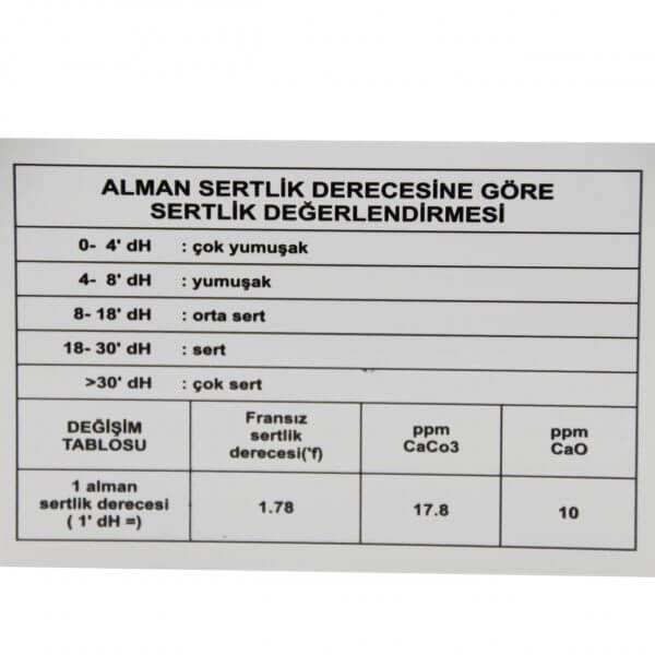 Sertlik Analiz Test Kiti - Görsel 3